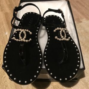 Chanel Pearl Sandal